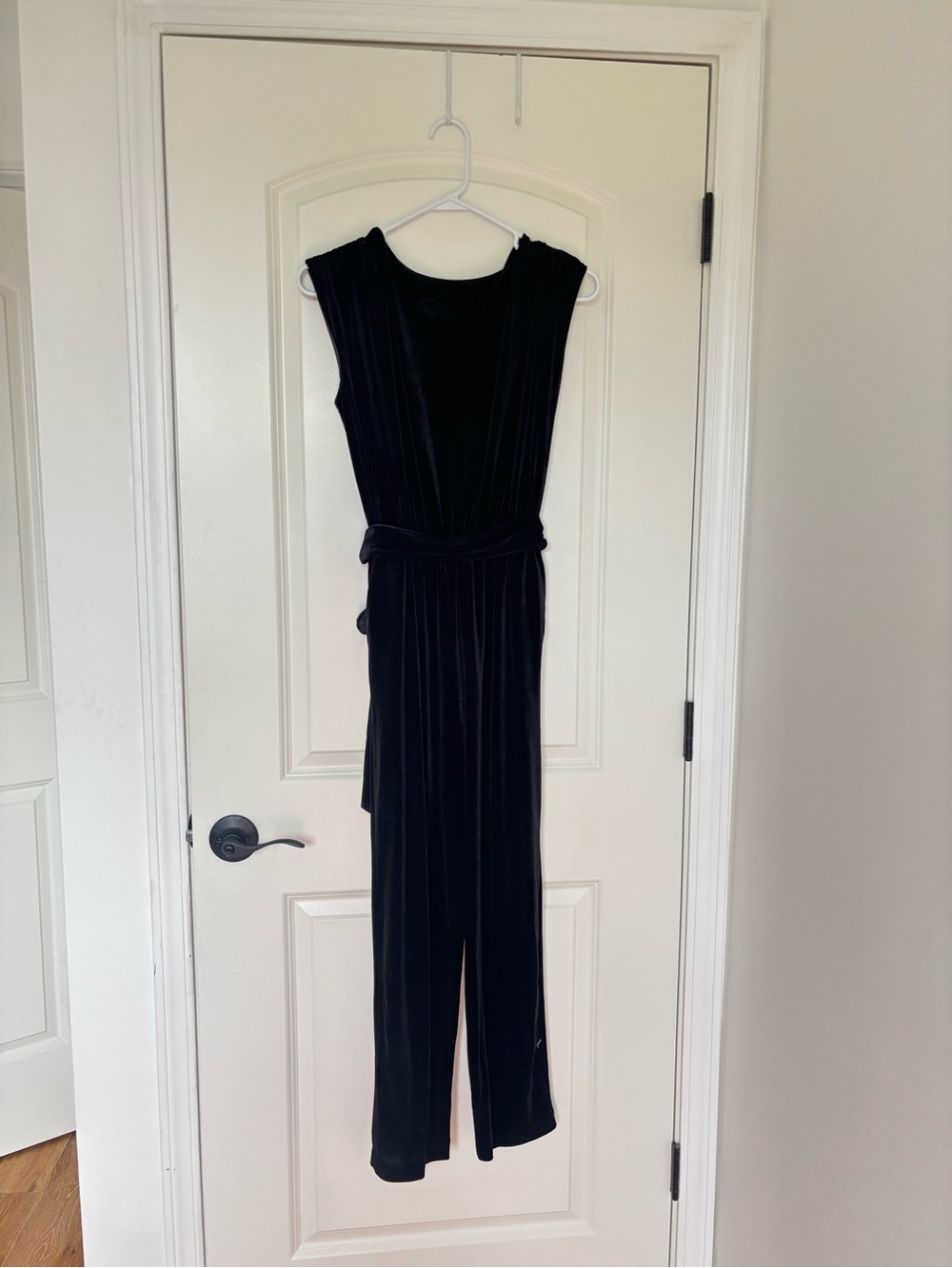 Black Velvet Jumpsuit